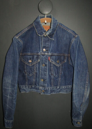 60/70s Levi's 70505 Denim Jacket |  Slim Trucker | 38 | Dark blue