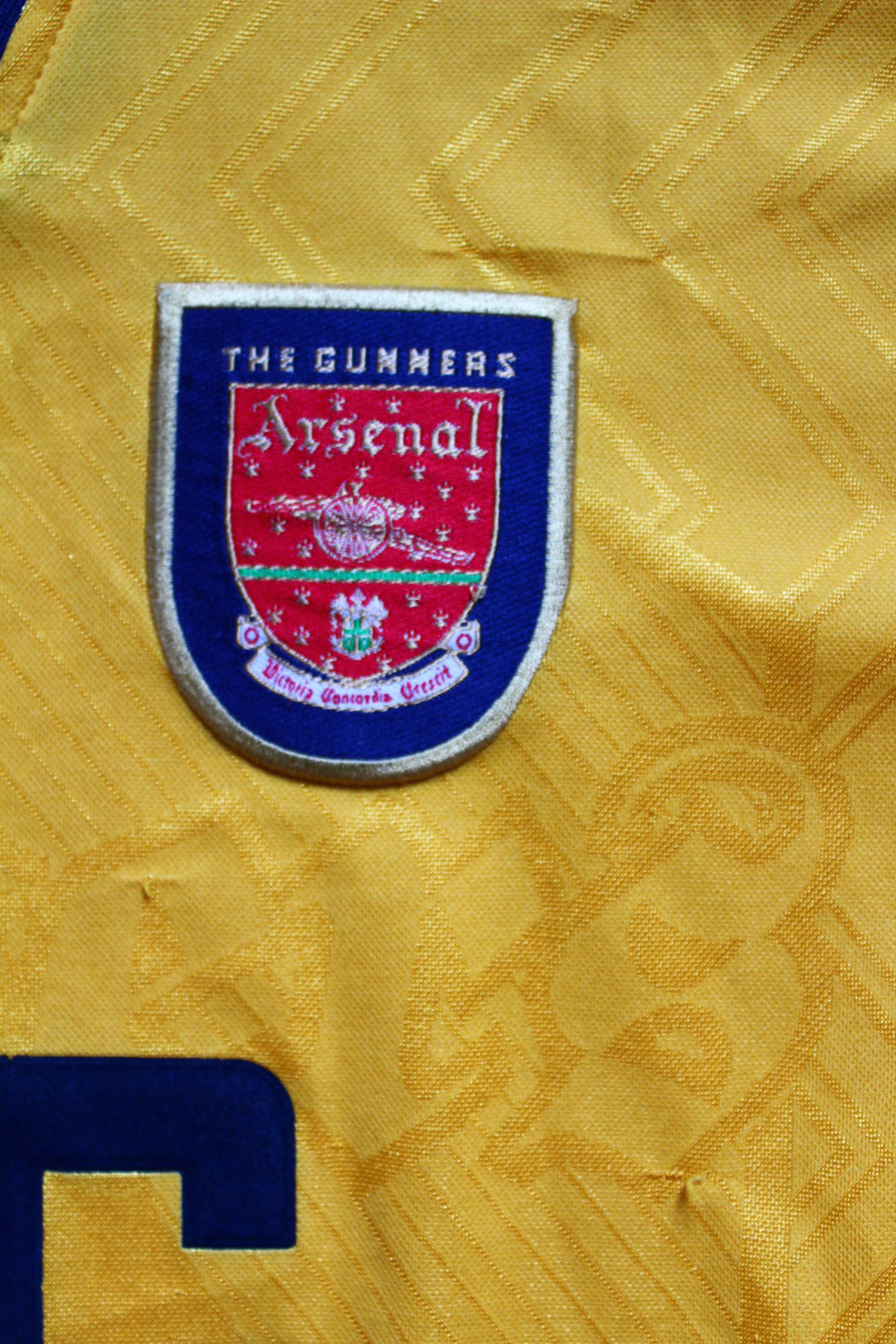 Arsenal Away 1996-97 Football Shirt | Nike | XL | Yellow - Image 3