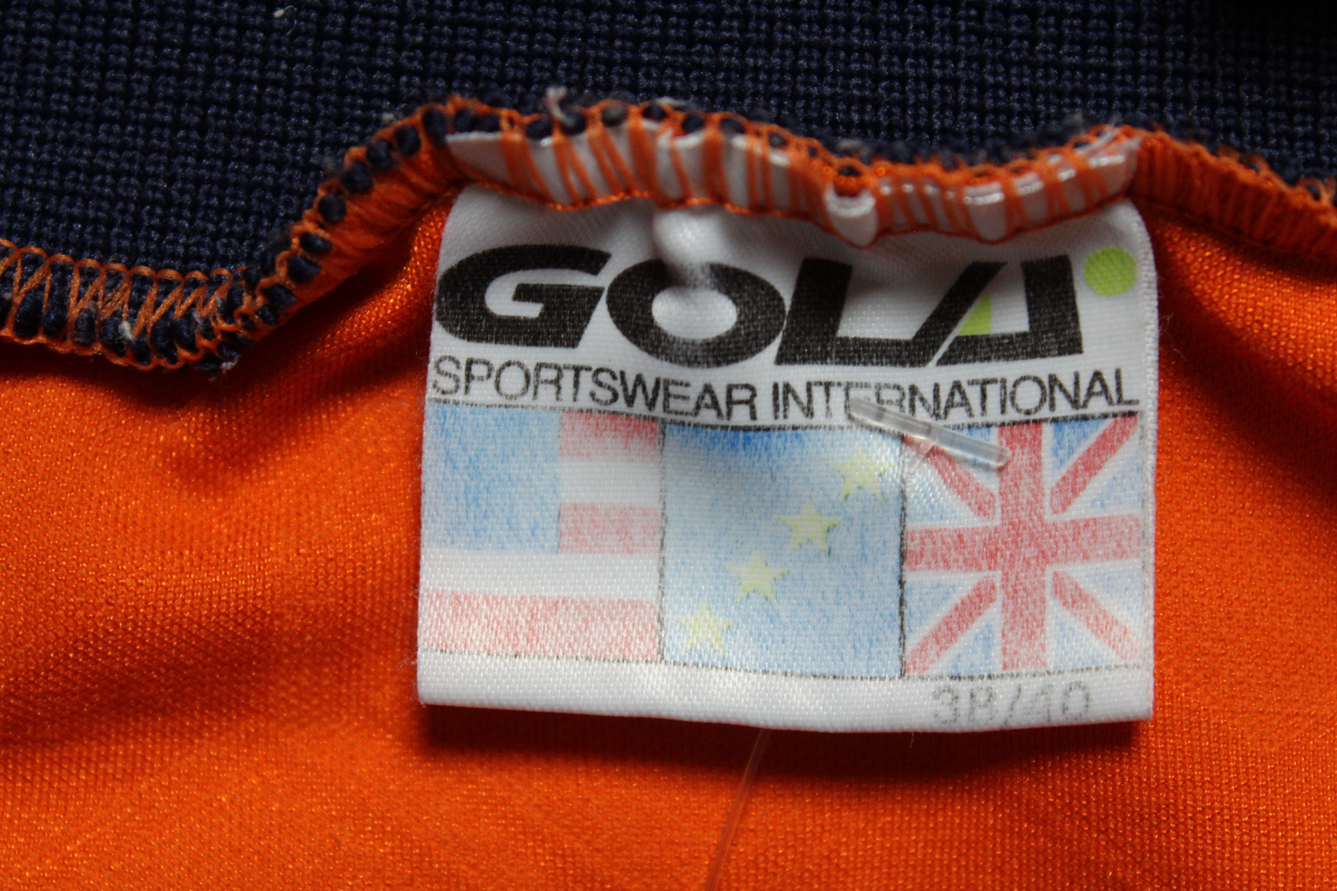 Blackpool 91-93 Home Football Shirt | Vintage Gola | 38/40 | Orange - Image 3