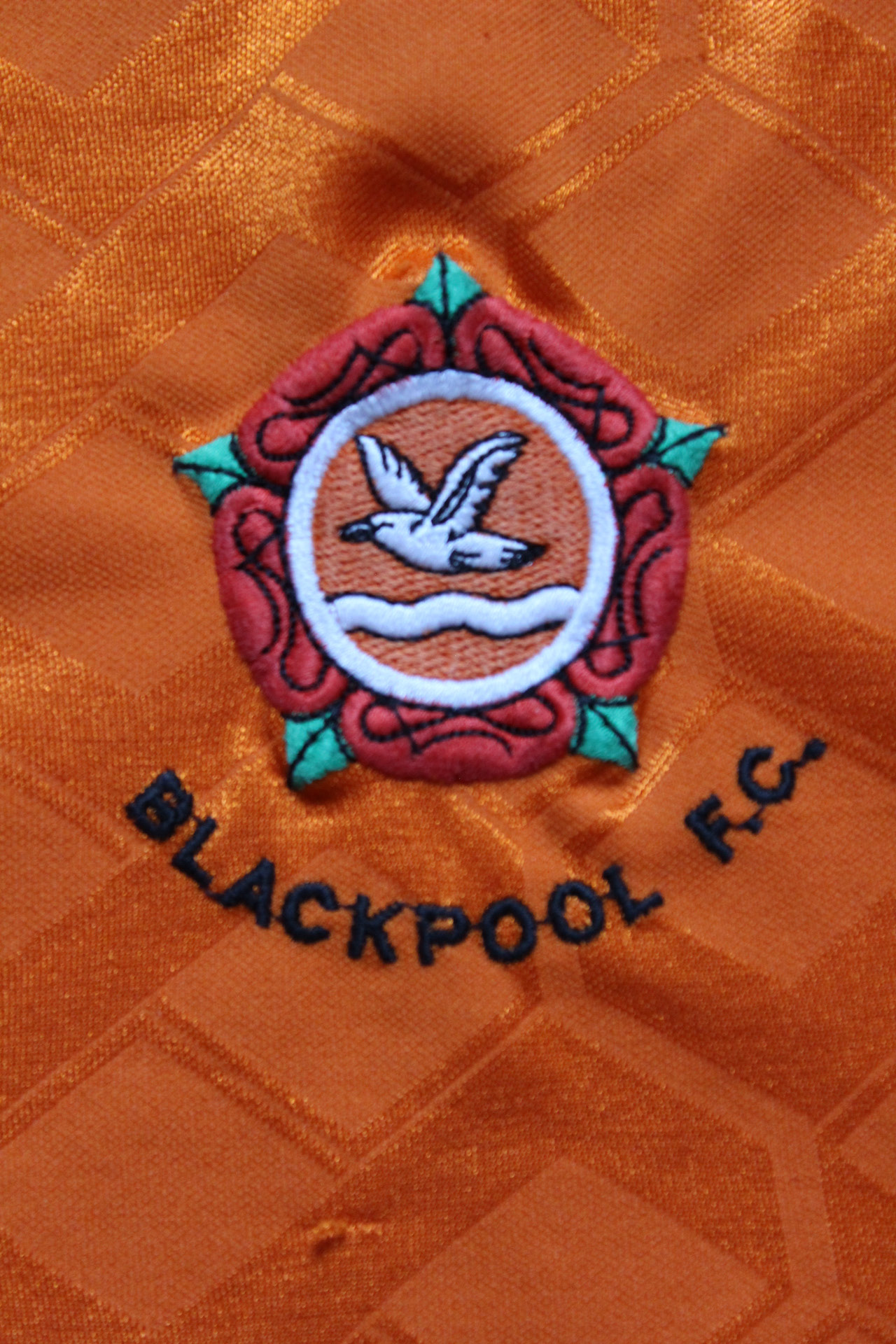 Blackpool 91-93 Home Football Shirt | Vintage Gola | 38/40 | Orange - Image 6