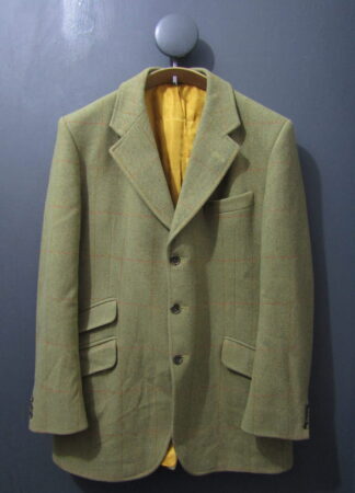 Bladen Men's Hacking Jacket  | 40 R | Beige & green